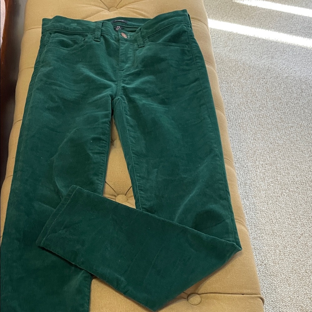 J. Crew Green Corduroy Pants